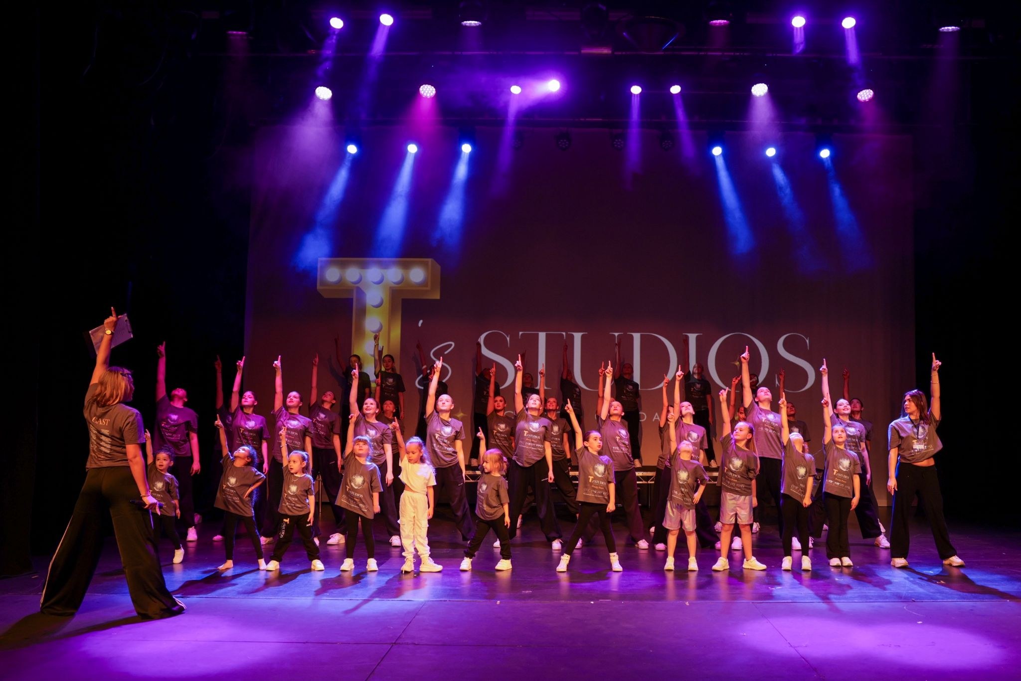 T's Studios dancers performing on stage